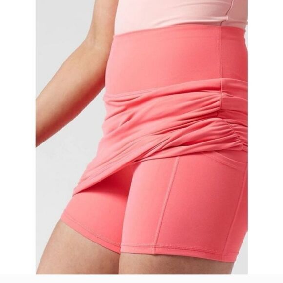Athleta Transcend Skort. Coral petal pink color. Size XXS NWT - Picture 5 of 9